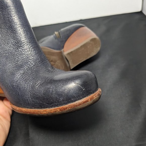 Kork-Ease Natalya Wedge Booties, Blue - Picture 8 of 8